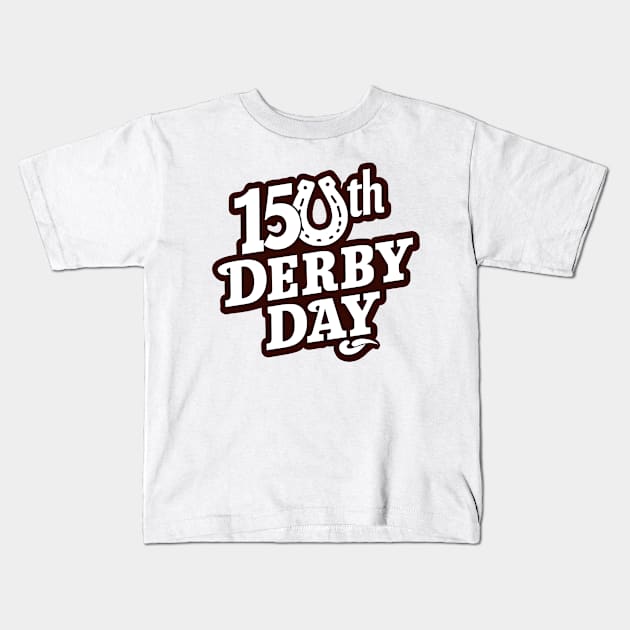 Derby Horse Racing 150th Derby Day May 4,  2024 Kids T-Shirt by Pikalaolamotor